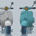 Mô Hình Xe Vespa 1960 Tái Hiện Cổ Điển Cho Người Yêu Xe - Thumbnail 17