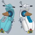Mô Hình Xe Vespa 1960 Tái Hiện Cổ Điển Cho Người Yêu Xe - Thumbnail 18