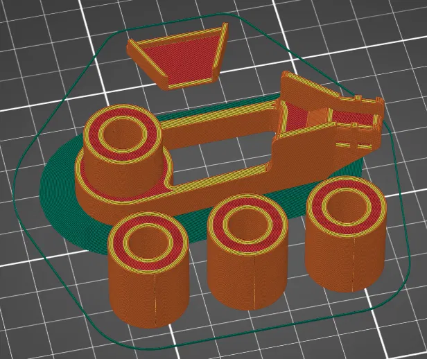 Gá Bed Cứng (Solid Bed Mounts) cho Ender 3 / CR-10 - Image 1