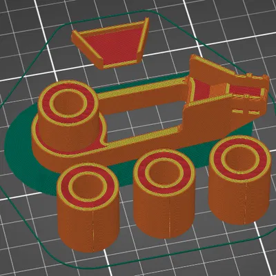 Gá Bed Cứng (Solid Bed Mounts) cho Ender 3 / CR-10