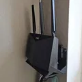 Giá treo tường router Asus RT-AX86U (kèm quản lý dây & ngăn SSD) - Thumbnail 2