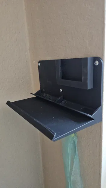 Giá treo tường router Asus RT-AX86U (kèm quản lý dây & ngăn SSD) - Image 3