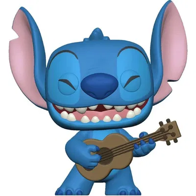 Mô Hình Stitch Chơi Ukulele 3D - Quà Tặng Độc Đáo
