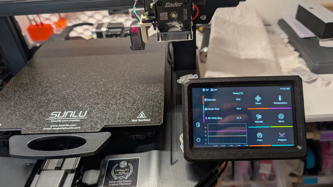 Ngàm gắn màn BTT/BigtreeTech HDMI5 v1.2 cho Ender 3 / S1 / S1 Pro - Image 1