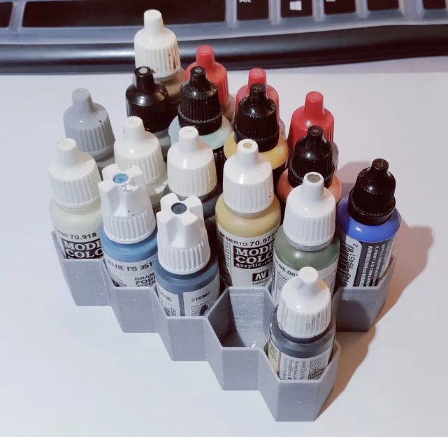 Giá đỡ sơn Vallejo 3D tường mỏng, tiết kiệm vật liệu - Image 1