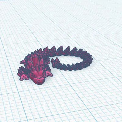 Rồng Pha Lê 3D - Đồ Trang Trí Bàn Làm Việc Độc Đáo