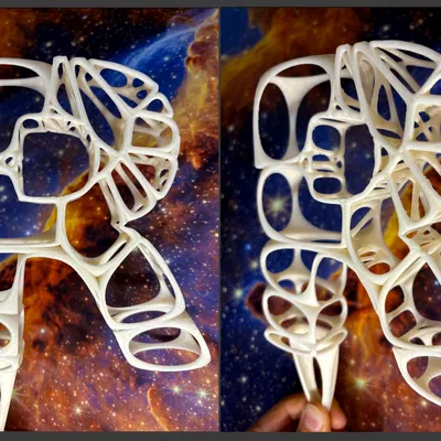 Alphanumeric Voronoi – Bộ chữ & số Voronoi in 3D