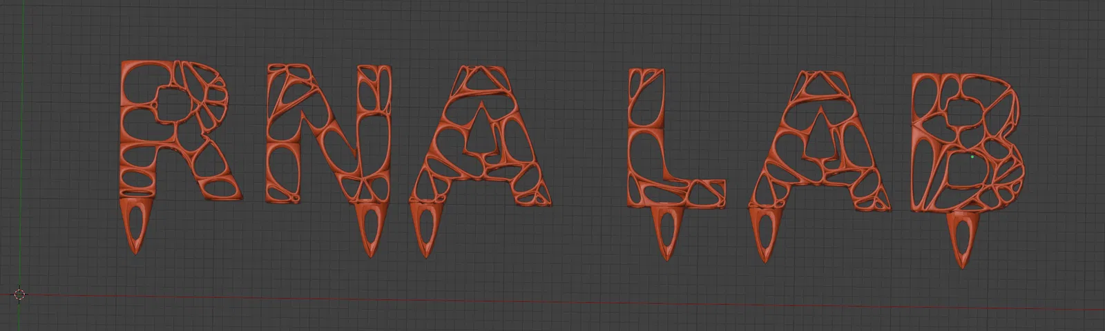 Alphanumeric Voronoi – Bộ chữ & số Voronoi in 3D - Image 4