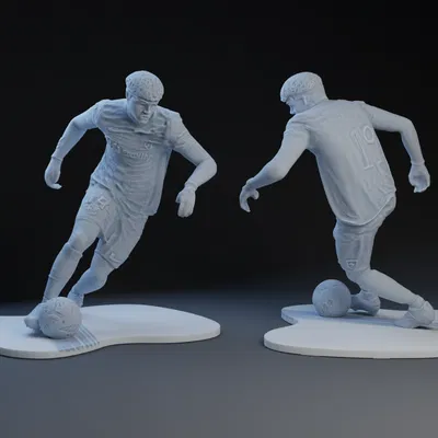 Mô Hình 3D Lamine Yamal - Ngôi Sao Trẻ Barcelona