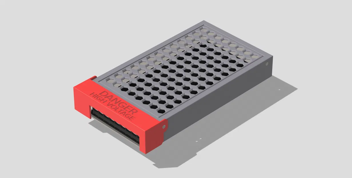 Vỏ PSU Meanwell LRS-350 / LRS-300 gắn DIN rail (The RIG) - Image 1