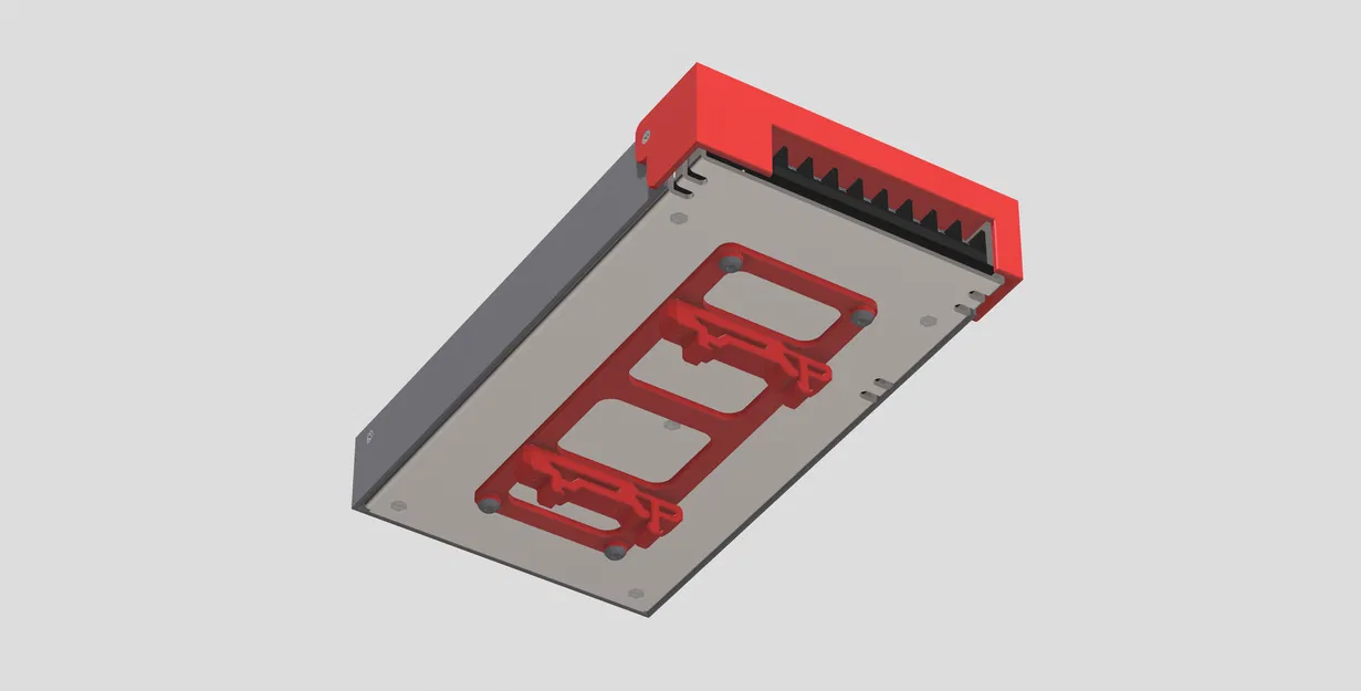 Vỏ PSU Meanwell LRS-350 / LRS-300 gắn DIN rail (The RIG) - Image 2