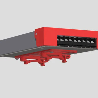 Vỏ PSU Meanwell LRS-350 / LRS-300 gắn DIN rail (The RIG)