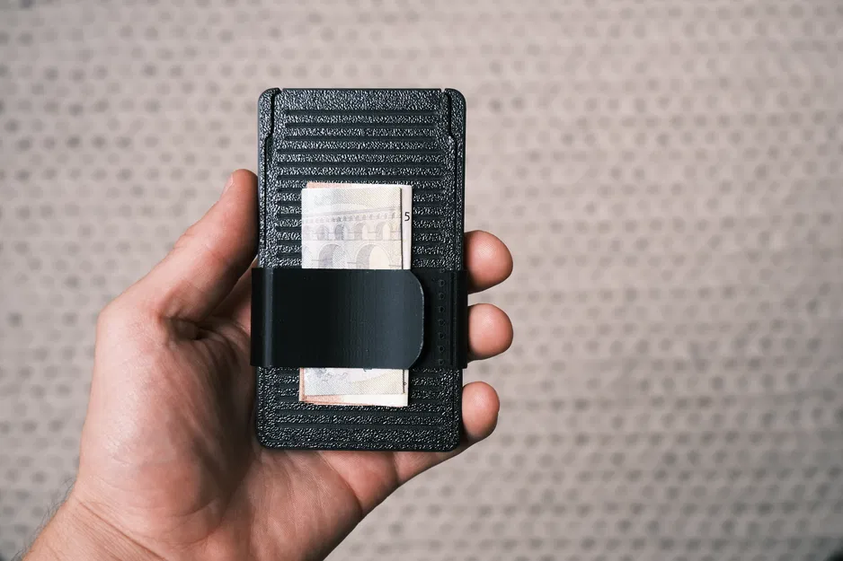 SlideWallet V2 – Ví thẻ cơ cấu trượt, mở bằng đẩy, có tùy chọn kẹp tiền - Image 4