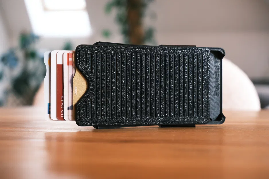 SlideWallet V2 – Ví thẻ cơ cấu trượt, mở bằng đẩy, có tùy chọn kẹp tiền - Image 6