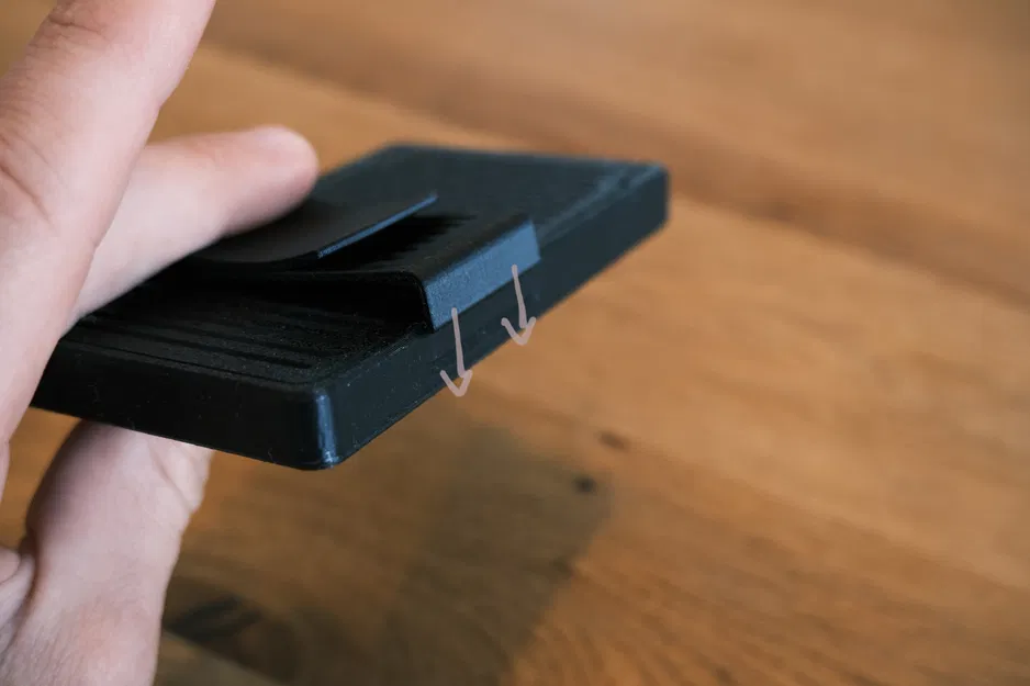 SlideWallet V2 – Ví thẻ cơ cấu trượt, mở bằng đẩy, có tùy chọn kẹp tiền - Image 10