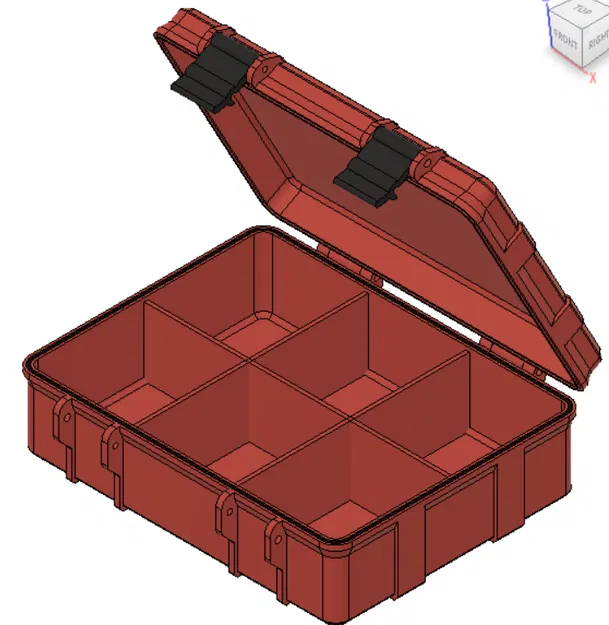 Hộp Rugged với vách ngăn parametric - Image 4