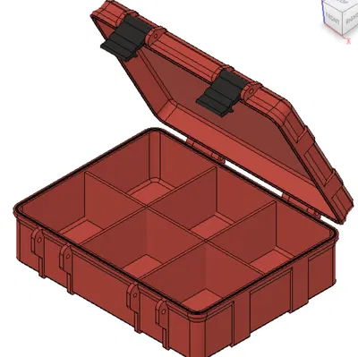 Hộp Rugged với vách ngăn parametric
