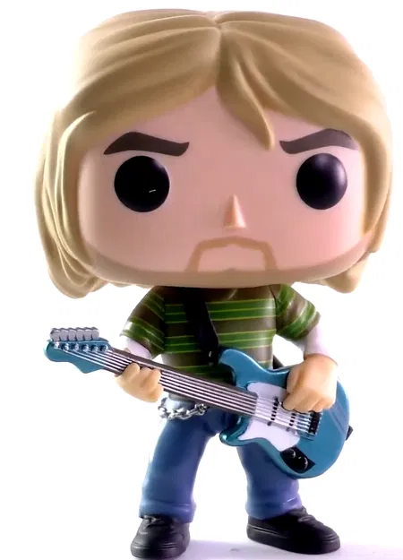 Mô Hình 3D Funko POP! Kurt Cobain Guitar Độc Đáo - Image 1