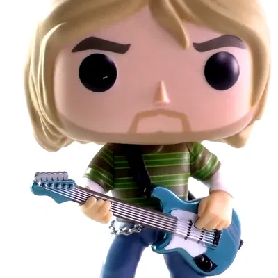 Mô Hình 3D Funko POP! Kurt Cobain Guitar Độc Đáo