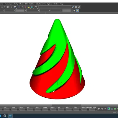 Fidget Xoắn Ốc Xuyên Tâm Mini (Tiny Spiral Passthrough Fidget)