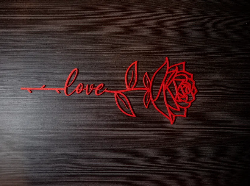 Mô hình Hoa hồng tình yêu 3D - Quà tặng ý nghĩa - Image 1