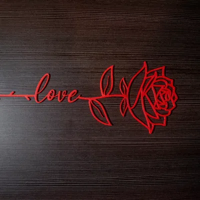 Mô hình Hoa hồng tình yêu 3D - Quà tặng ý nghĩa