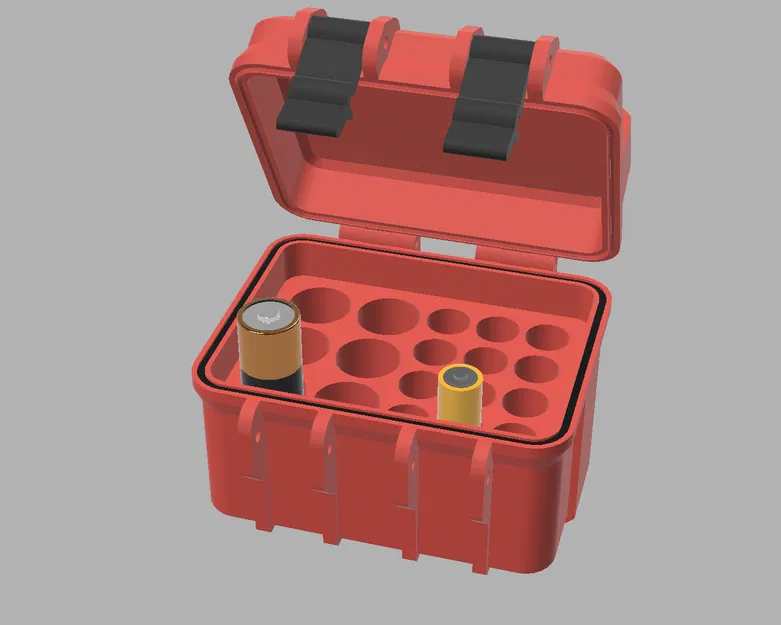 Hộp Đựng Pin AA AAA Chắc Chắn, Sắp Xếp Gọn Gàng - Image 1