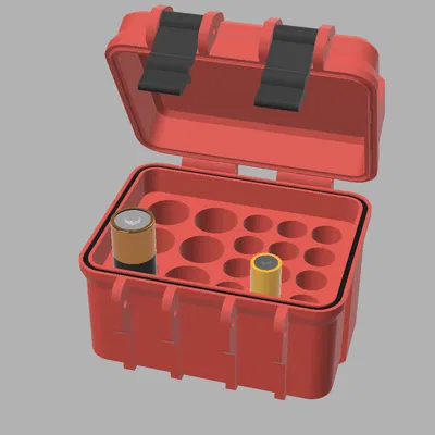 Hộp Đựng Pin AA AAA Chắc Chắn, Sắp Xếp Gọn Gàng