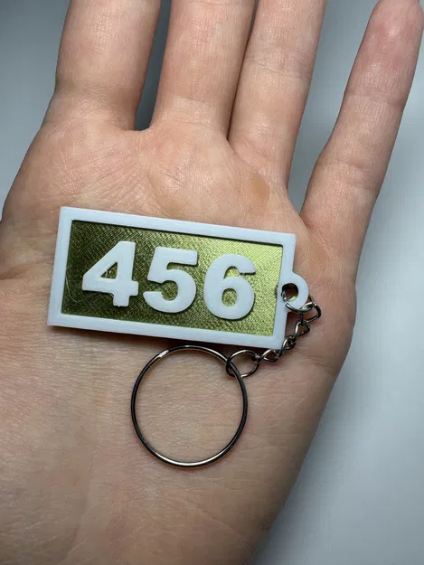 Móc Khóa Squid Game Số 456 Độc Đáo - Image 2