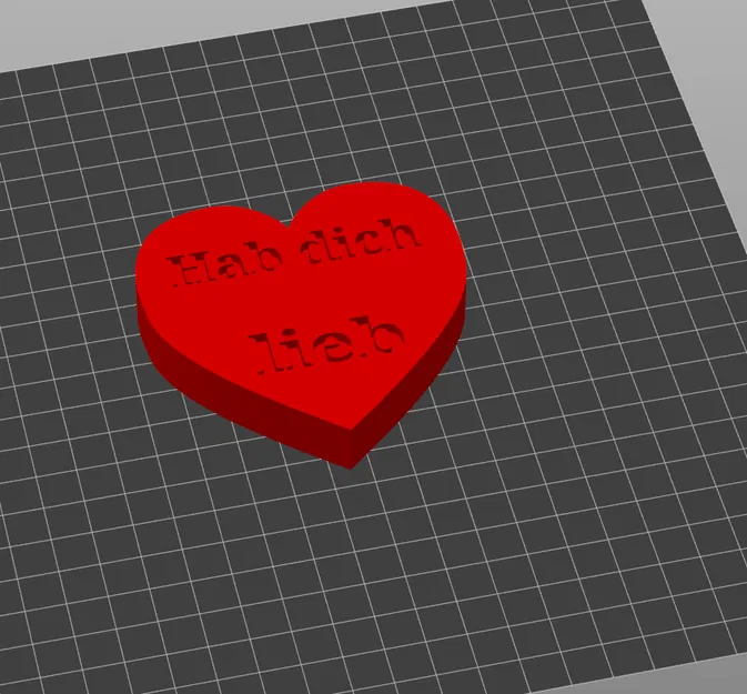 Trái Tim "Hab dich lieb" - Quà Tặng 3D Ý Nghĩa - Image 2