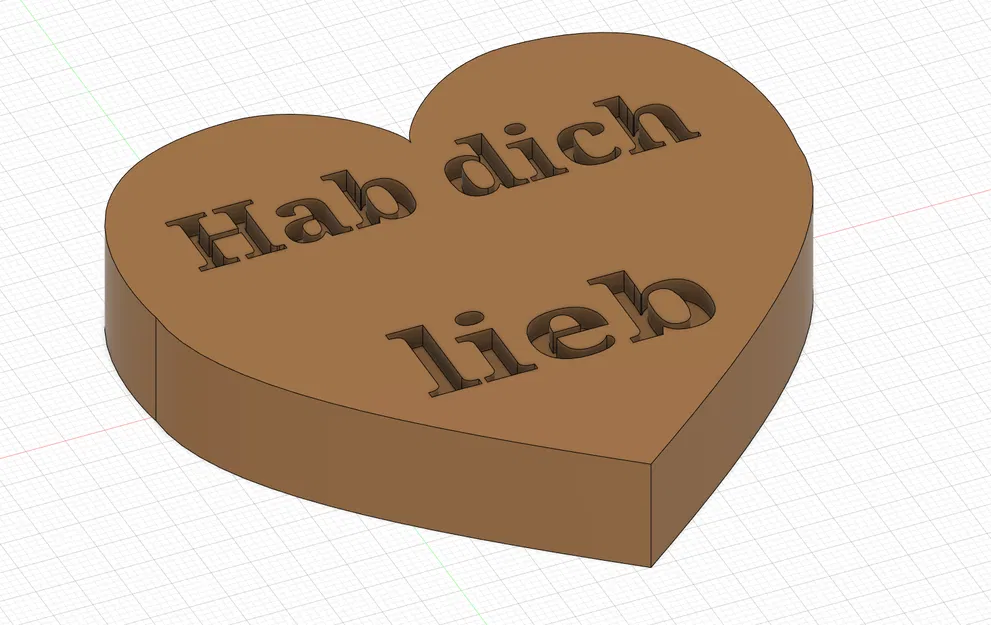 Trái Tim "Hab dich lieb" - Quà Tặng 3D Ý Nghĩa - Image 3