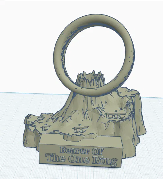 Cúp Chúa Nhẫn "Bearer Of The One Ring" - Món Quà Fantasy Độc Đáo - Image 2