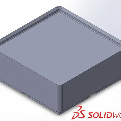 File template Gridfinity block SolidWorks có tham số chỉnh sửa