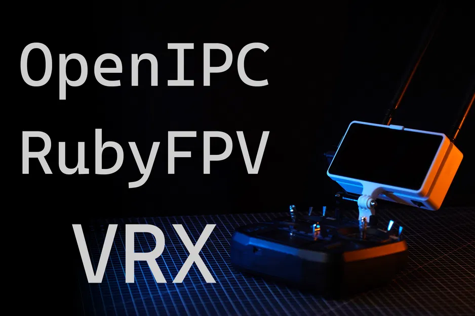 OpenIPC RubyFPV VRX kèm màn hình và bracket cho Radiomaster Boxer - Image 1