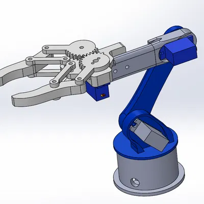 Cánh Tay Robot Arduino 3D (DIY)