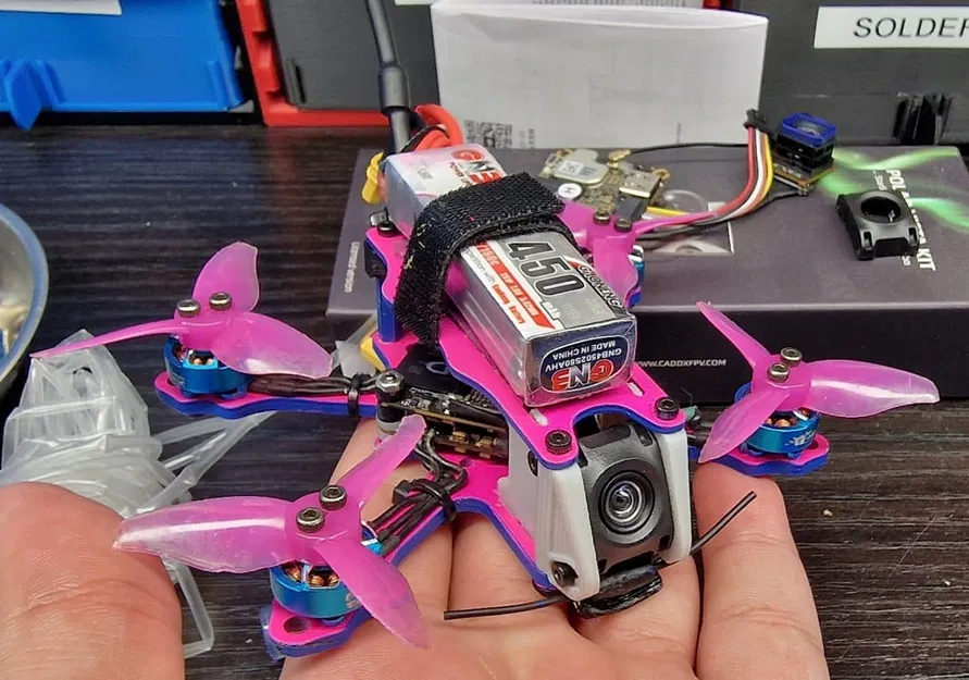 Ngàm gắn camera DJI O4 Lite cho Apex 2 inch - Image 1