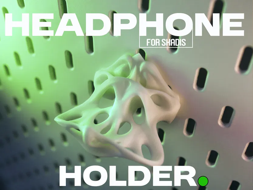 Móc treo tai nghe (cho bảng pegboard IKEA Skadis) - Image 1