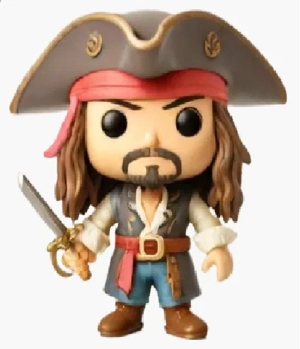 Mô Hình Jack Sparrow Funko POP! | Tượng 3D Cướp Biển Caribbean - Image 1