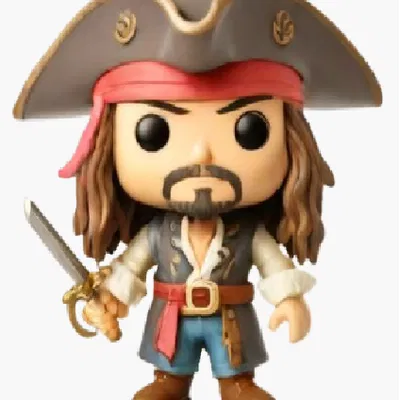 Mô Hình Jack Sparrow Funko POP! | Tượng 3D Cướp Biển Caribbean