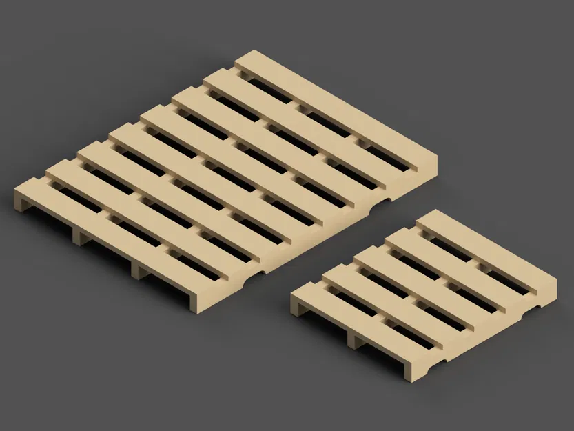 Mô Hình Pallet O Gauge Tỷ Lệ 1/48 Siêu Chi Tiết - Image 1