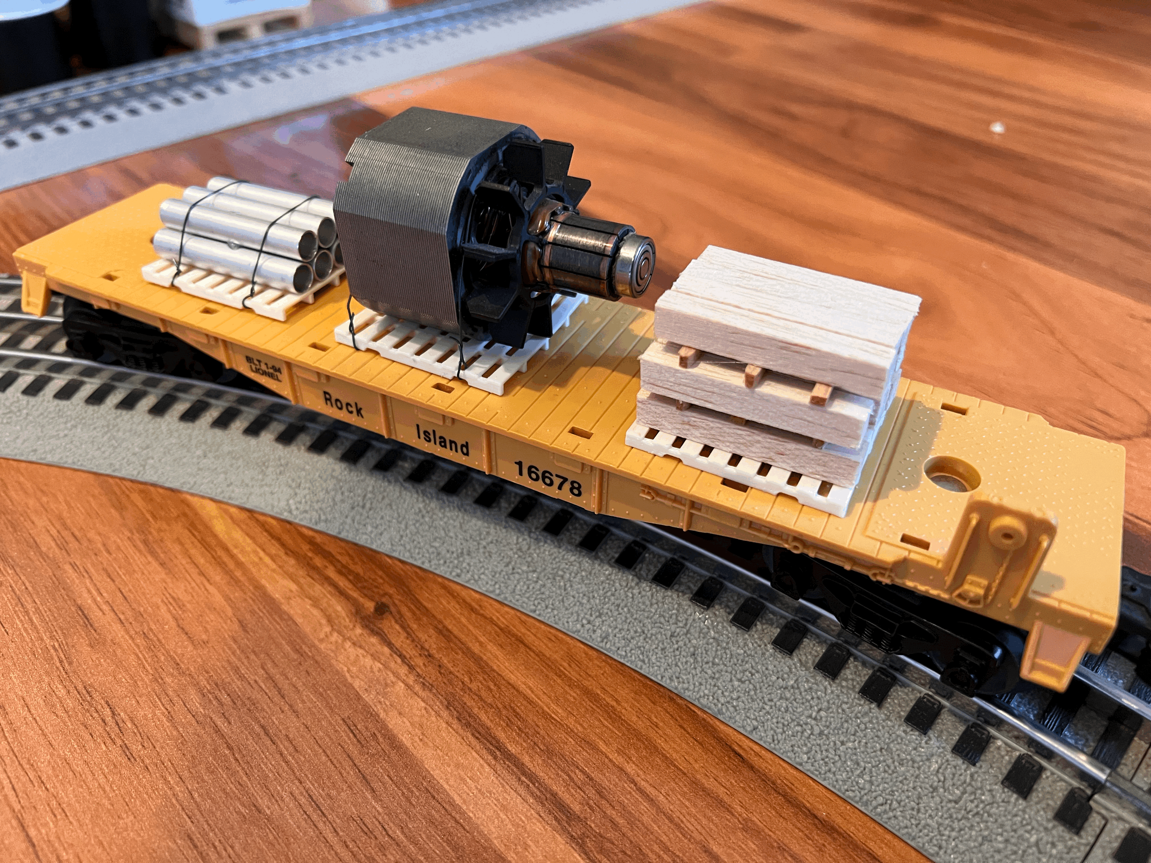 Mô Hình Pallet O Gauge Tỷ Lệ 1/48 Siêu Chi Tiết