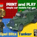 Xe Bồn LEGO Opel Blitz - Mô Hình 3D Siêu Đẹp - Thumbnail 1