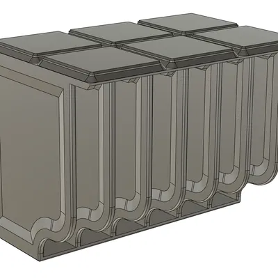 Đế Gridfinity cho Brother P-Touch và kệ hộp mực TZe