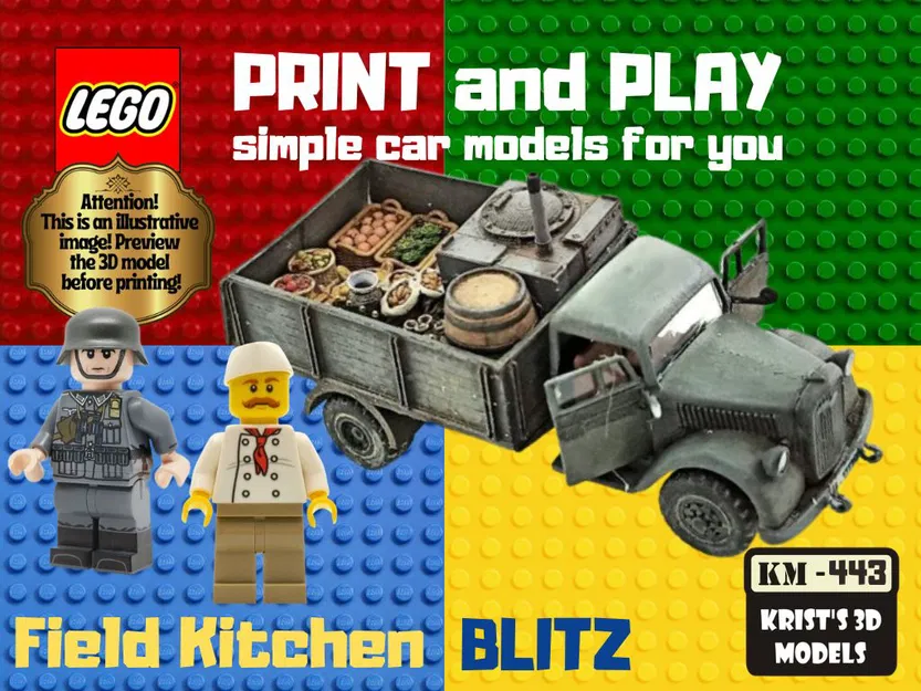 Bếp dã chiến LEGO Blitz (field kitchen) - Image 1