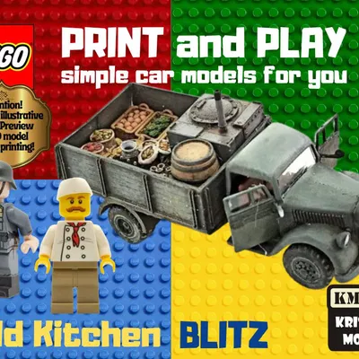 Bếp dã chiến LEGO Blitz (field kitchen)