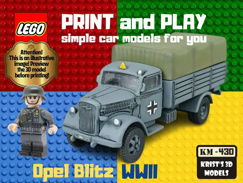 LEGO OPEL BLITZ WWII - Image 1