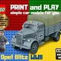 LEGO OPEL BLITZ WWII - Thumbnail 1