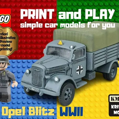 LEGO OPEL BLITZ WWII