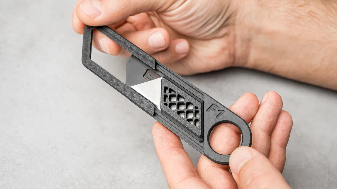 Utility Knife - F1 Gen.2 (Dao rọc giấy nhẹ, an toàn lưỡi nâng cao) - Image 4