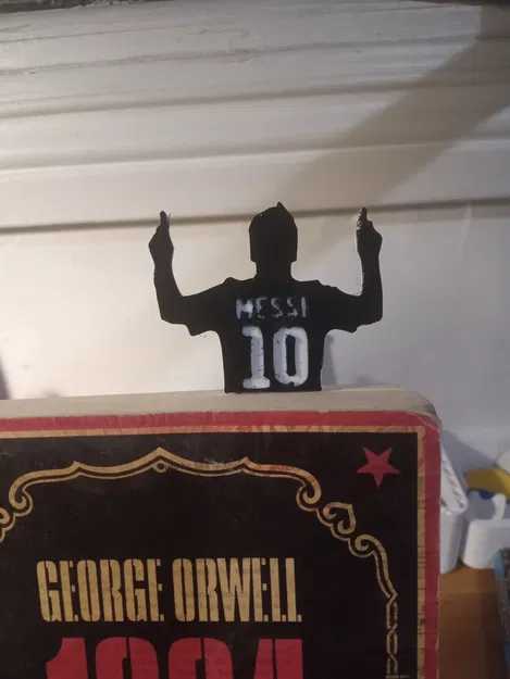 Kẹp Sách Hình Messi 3D - Dấu Ấn Cầu Thủ Cho Fan Bóng Đá - Image 1